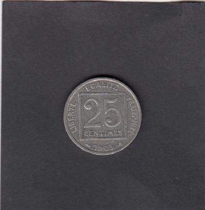 Beschrijving: 25 Centimes 